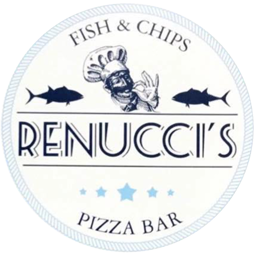 Renucci's Fish, Chips & Pizza Bar  logo.